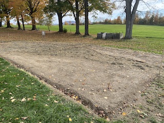 October 12, 2021 - Laying out new garden beds