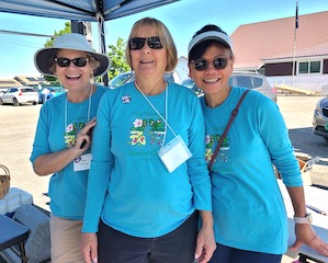 Jean H., Sue D., and Marilou